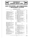 Next Page - Chassis and Body Parts Catalog P&A 11 April 1981