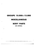 Next Page - Chassis and Body Parts Catalog 72TM May 1979