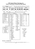 Previous Page - Chassis and Body Parts Catalog P&A 14 May 1981