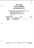 Previous Page - Parts and Illustration Catalog P&A 52A January 1984