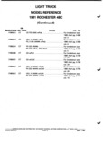 Previous Page - Parts and Illustration Catalog P&A 52A January 1984