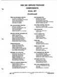 Next Page - Parts and Illustration Catalog P&A 52A January 1984